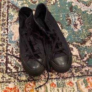 Black high top converse for sale